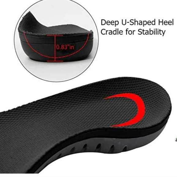Plantar Fasciitis Arch Support Shoe Inserts Women & Men size M - Picture 8 of 11